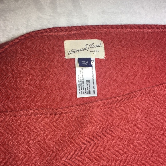 Universal Threads poncho orange rust color - Picture 4 of 5